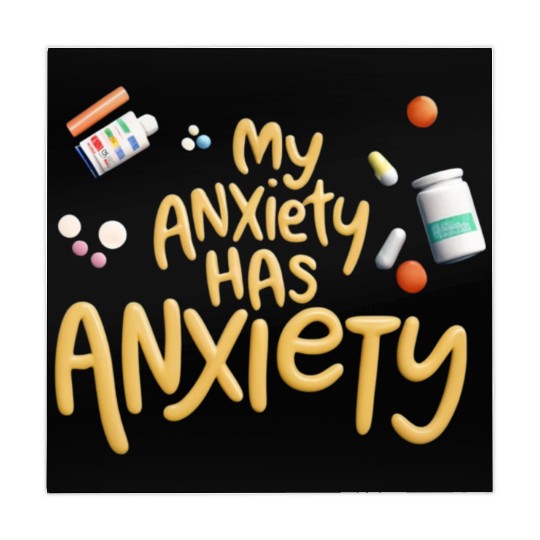 ANXIETY FUNNY Mahjong Mats
