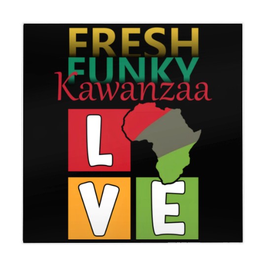 Kwanzaa Celebration with a Fresh Funky Twist Mahjong Mats