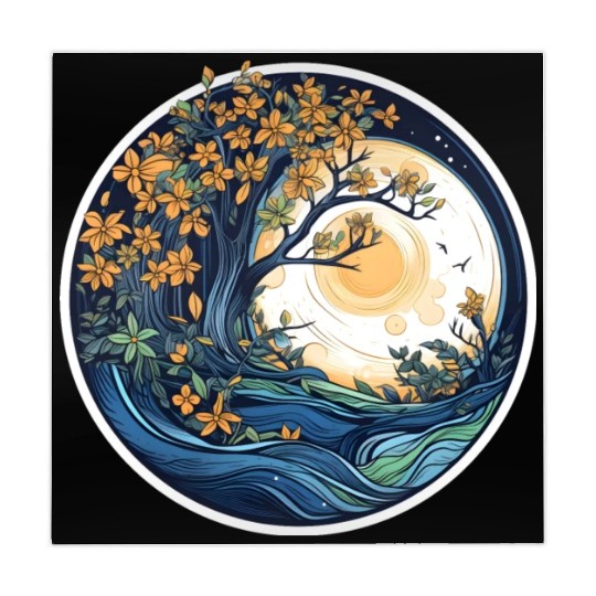 The Majestic Beautiful Spring Tree Mahjong Mats