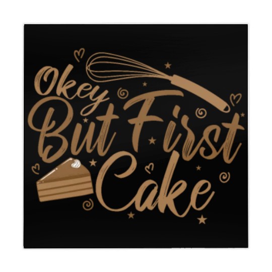 Ok but First Cake Pastry Chef Cake Mahjong Mats