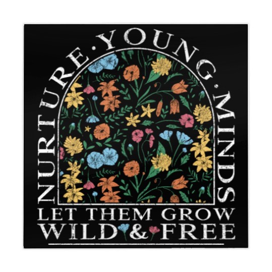 Teacher Wildflower Young Minds Let Them Grow Mahjong Mats