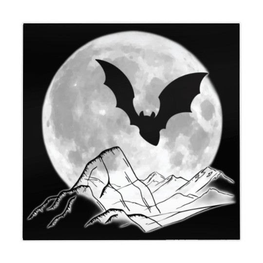 moon and bat Mahjong Mats