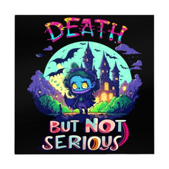 Death But Not Serious Funny Cute Halloween Zombie Mahjong Mats