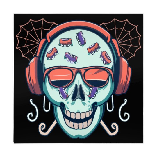 Skull Candy Halloween For Music Mahjong Mats