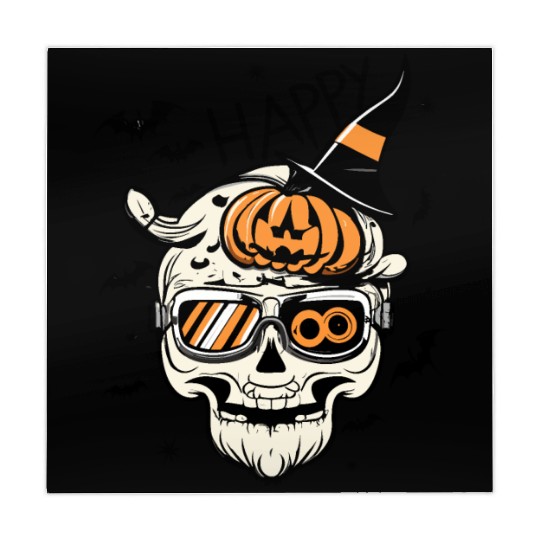 Skull Candy Punppkin Halloween Mahjong Mats