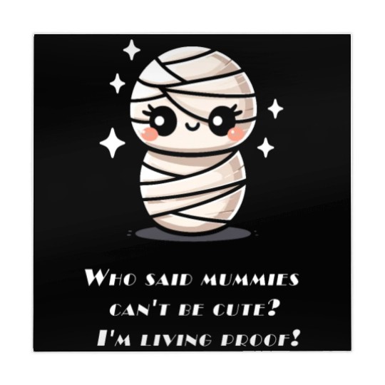 Cute Little Halloween Mummy Mahjong Mats