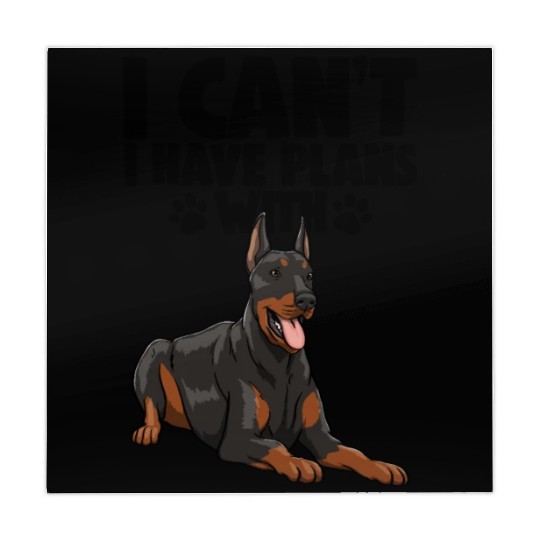 I Can't I Have Plans With Doberman Mahjong Mats