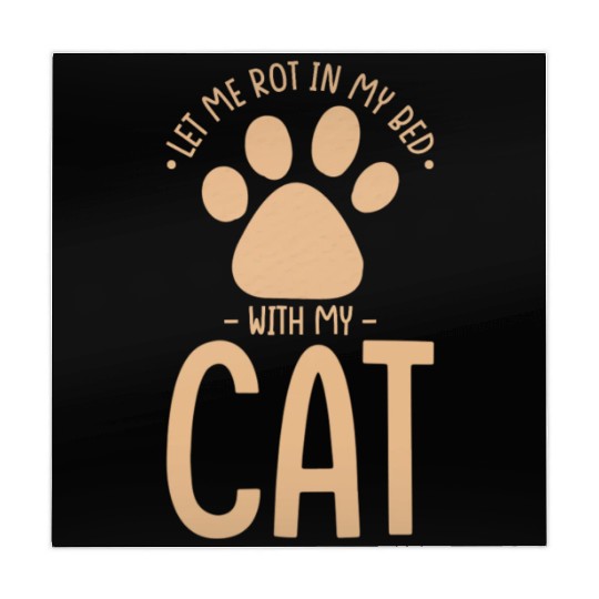 Cat Nap Laziness Let Me Rot In My Bed With My Cat Mahjong Mats