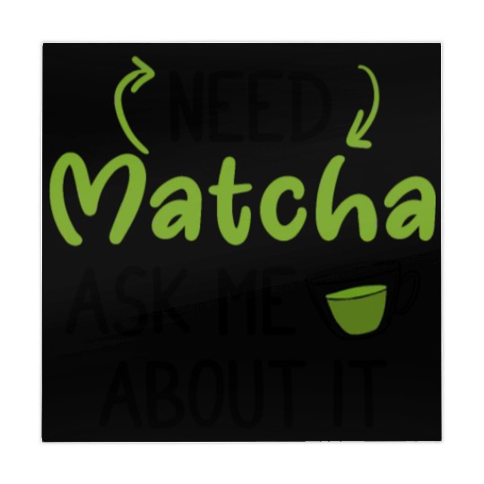 Green Tea Lover Japanese Matcha Latte Drink Matcha Mahjong Mats