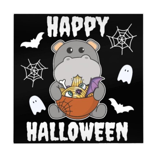 Noodles Japanese Noodles Halloween Hippo Ramen Mahjong Mats