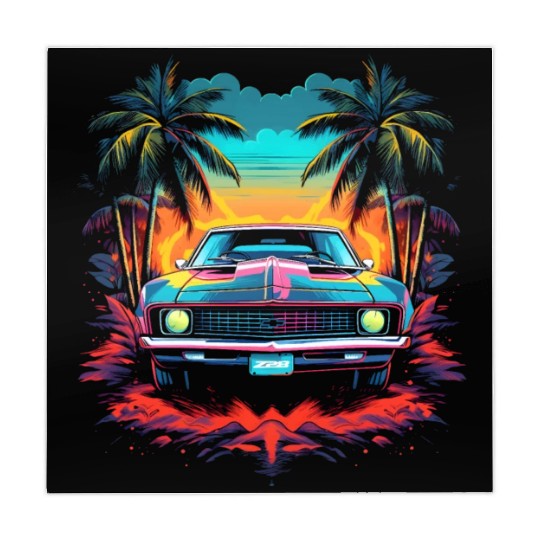 Exotic Camaro Z28 Mahjong Mats