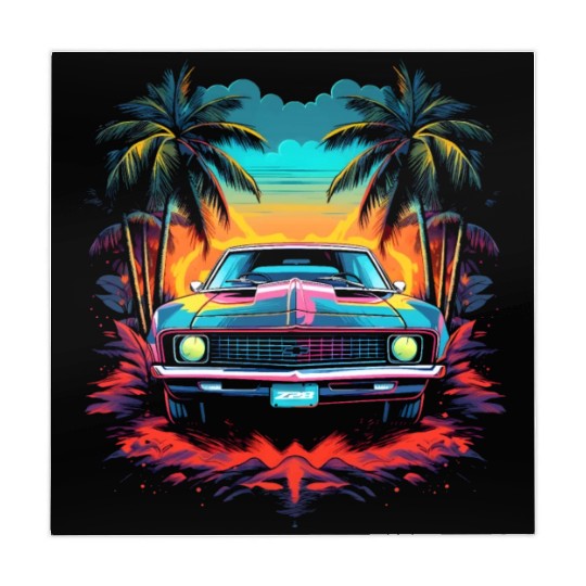 Exotic Camaro Z28 Mahjong Mats