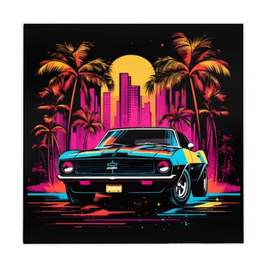 Camaro Z28 Mahjong Mats