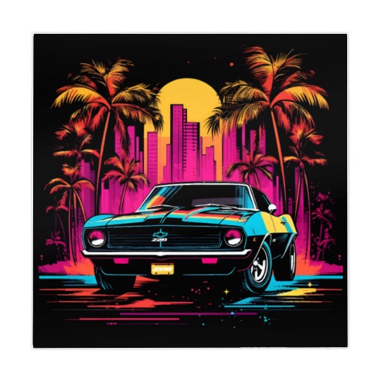 Camaro Z28 Mahjong Mats