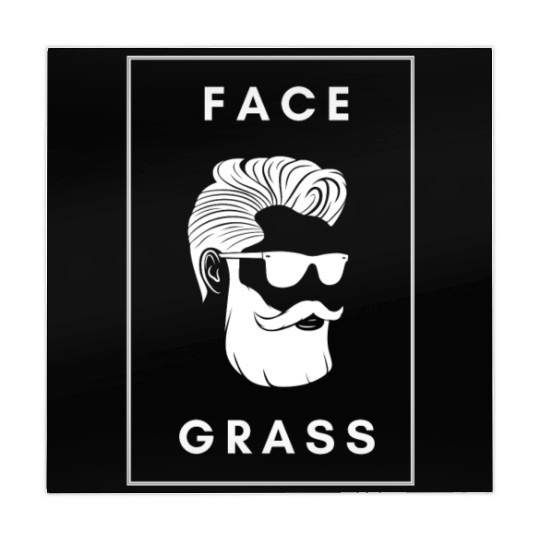 Face Grass, White beard, Black and White Mahjong Mats