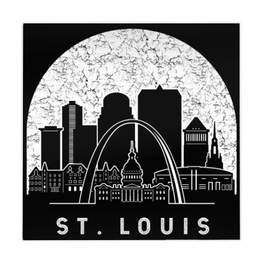 St. Louis Missouri Skyline Mahjong Mats