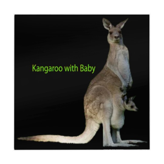 baby with kangaroo Mahjong Mats