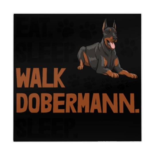 Eat Sleep Walk Doberman Mahjong Mats