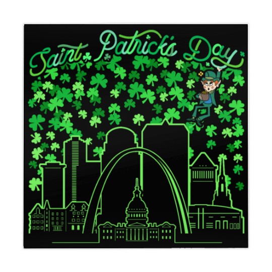 St. Louis Missouri Saint Patrick's Day Mahjong Mats