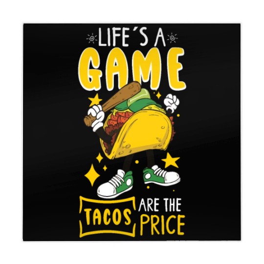 Taco Mexican Food Baseball Card Baseball Player Mahjong Mats