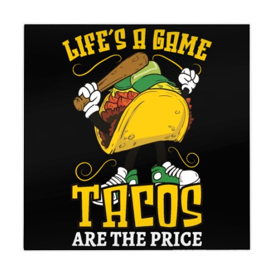 Taco Mexican Food Baseball Card Baseball Player Mahjong Mats