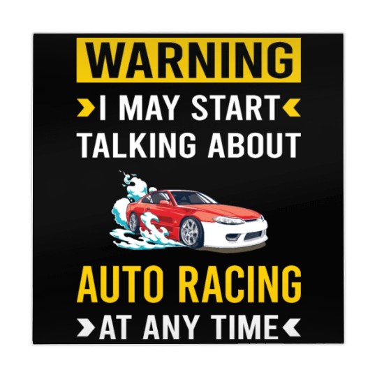 Warning Auto Racing Automotive Autosport Mahjong Mats