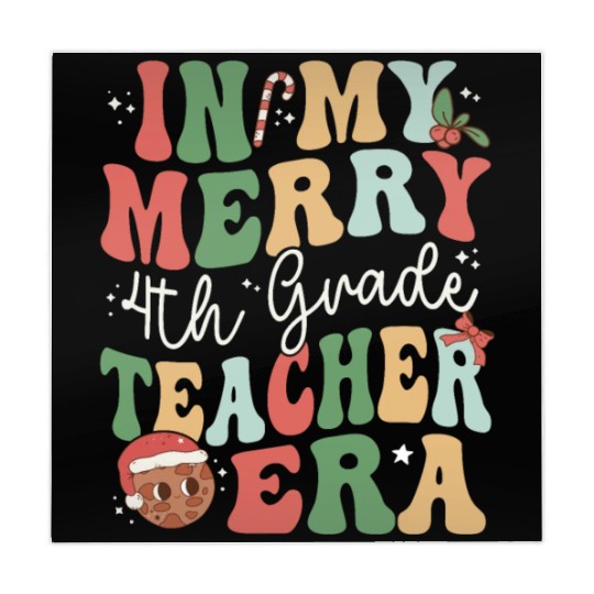 In My Merry 4th Grade Teacher Era - Christmas Mahjong Mats