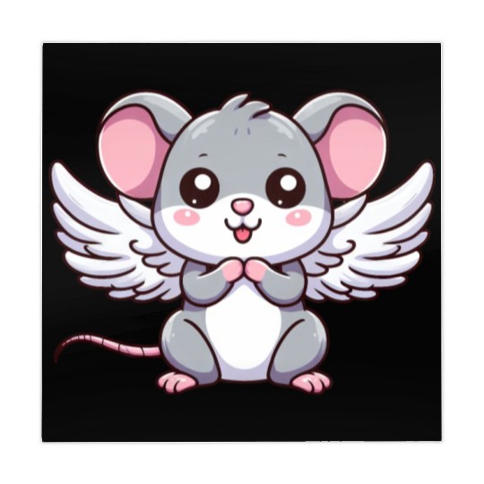 Mouse Angel Wings Mahjong Mats