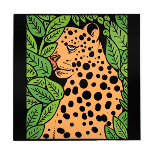 Jaguar in Forest Wildlife Biologist Gift Mahjong Mats