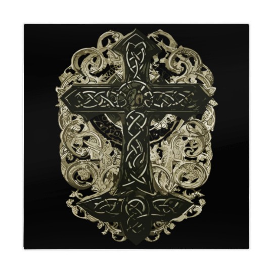 tree celtic cross Mahjong Mats