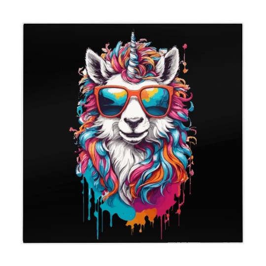 Sparkling Horse Rainbow Unicorn Pony Mahjong Mats