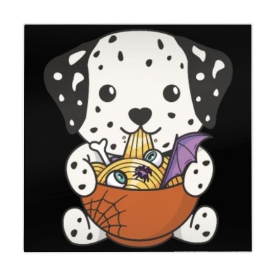 Noodles Japanese Noodles Halloween Dalmatians Mahjong Mats