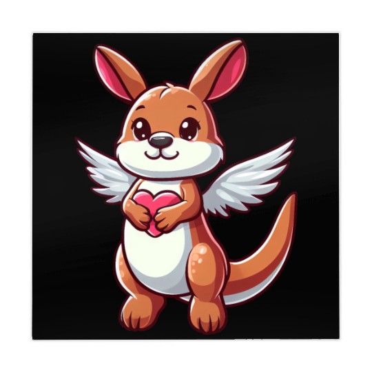 Angel Kangaroo Heart Wings Mahjong Mats