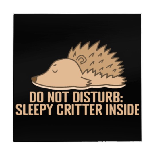 Do not disturb: Sleepy Critter inside Mahjong Mats