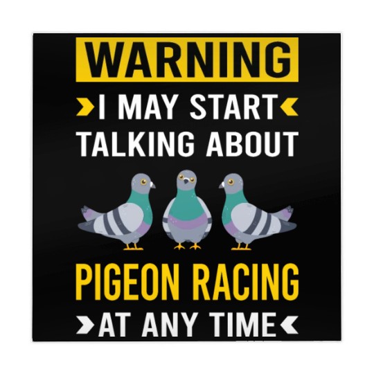 Warning Pigeon Racing Race Mahjong Mats