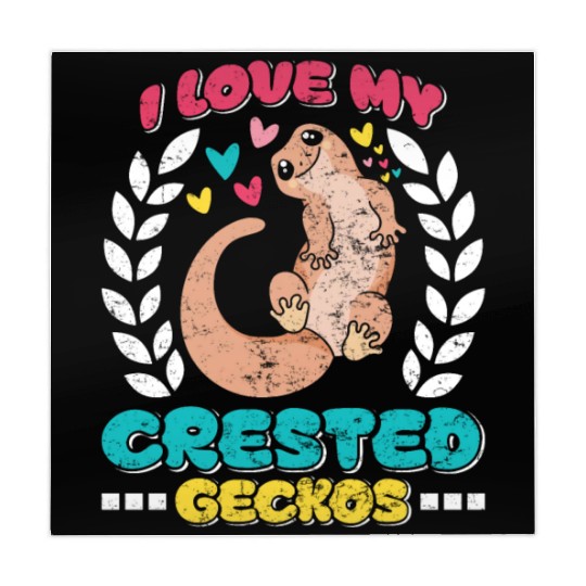 Reptile Lover Lizard Collector Crestie Crested Mahjong Mats