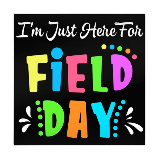 School Field Day Teacher I m Just Here For Field Mahjong Mats