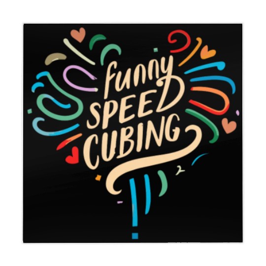 Funny Speed Cubing One Solution Math Lovers Mahjong Mats