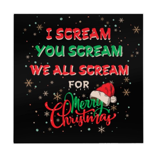 I Scream, You Scream, We All Scream for Merry chri Mahjong Mats