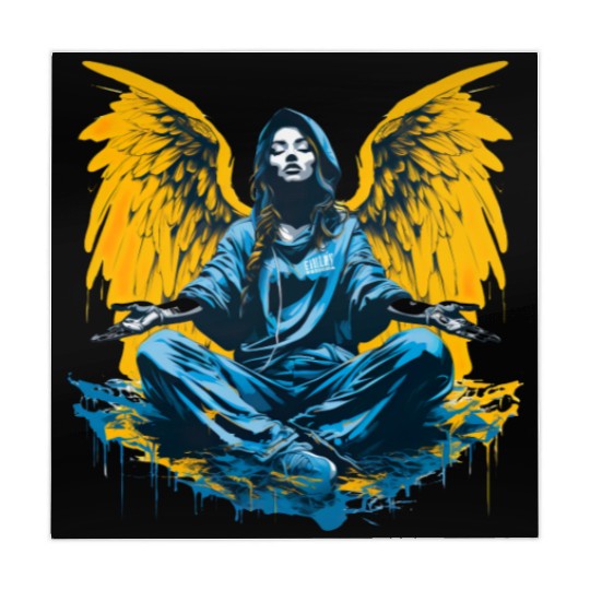 Woman with Angel Wings Angel Esoteric Wings Mahjong Mats