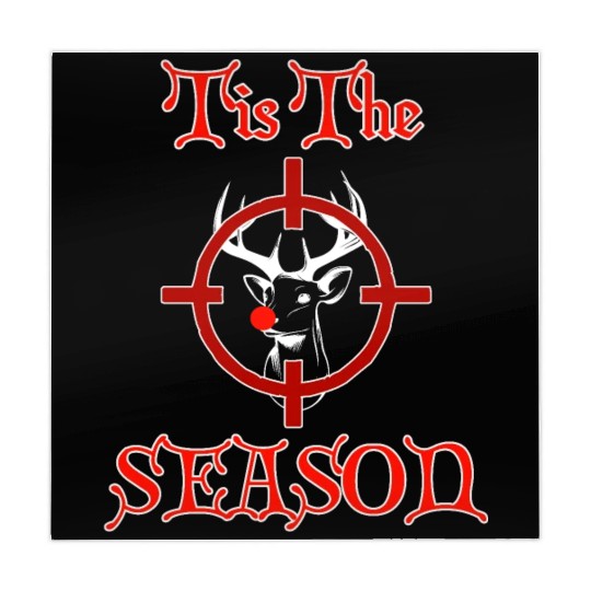 Funny Redneck Deer Hunting Christmas Design Mahjong Mats