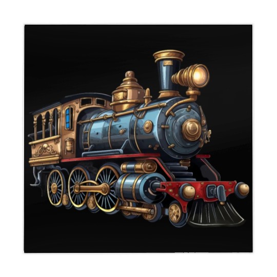Time Travel: 19th Century Steam Locomotive Mahjong Mats