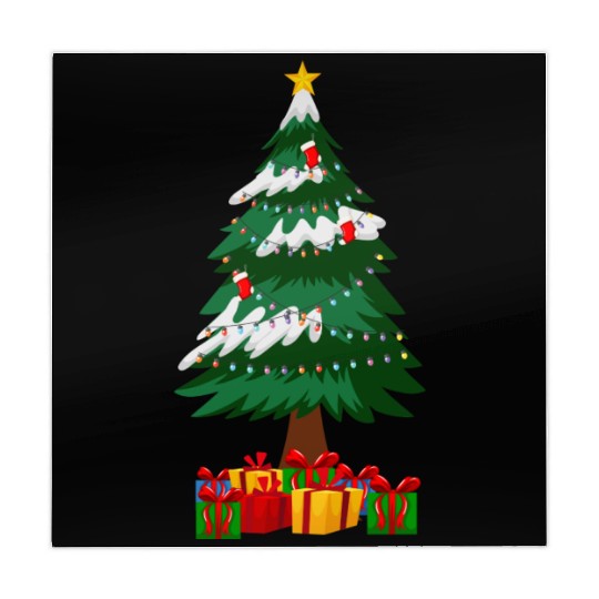 Merry Christmas Tree with Surprise Presents Boxes Mahjong Mats