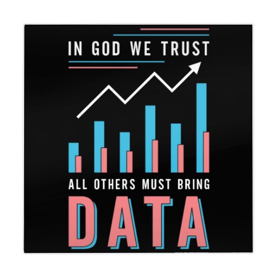 Data Analyst In God We Trust All Others Must Coder Mahjong Mats