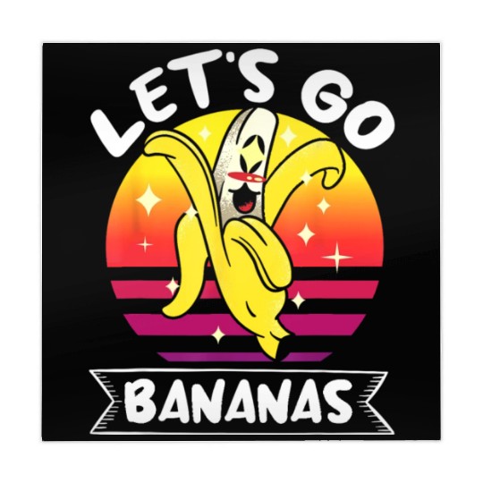 Let's Go Bananas Fruit Lover Funny Banana Mahjong Mats