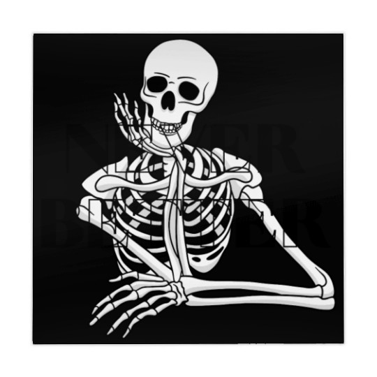 Never Better Skeleton sticker & Mahjong Mats