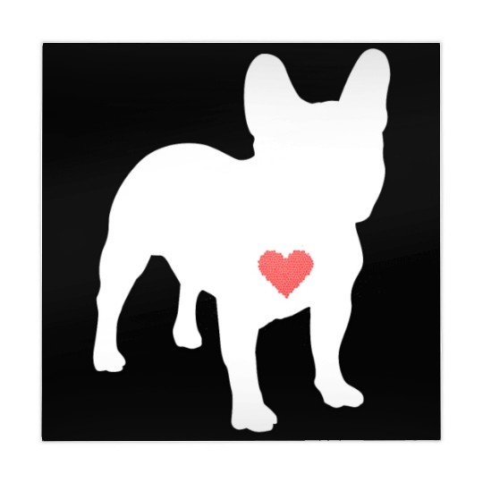 I Heart My Frenchie Mahjong Mats