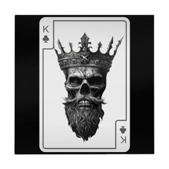 King Spades Halloween Creepy Gothic Poker Mahjong Mats
