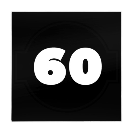 60 Years Anniversary - Number Sixty Mahjong Mats