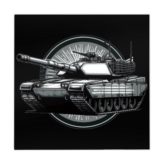 Legendary M1 Abrams Tank: American Military Art Mahjong Mats
